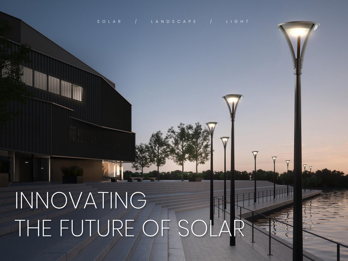 Landscape solar streetlamp