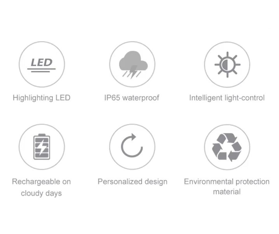 Lámpara de pared solar de diseño 