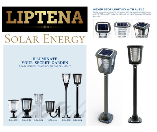 Solar LED Garden Lamp
