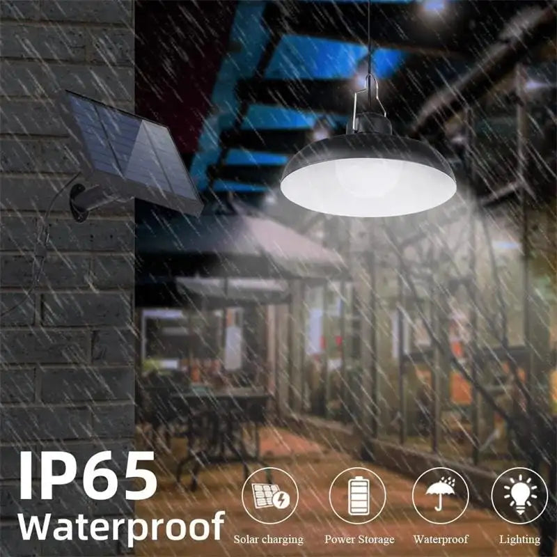 Lampe LED Solaire Suspendue