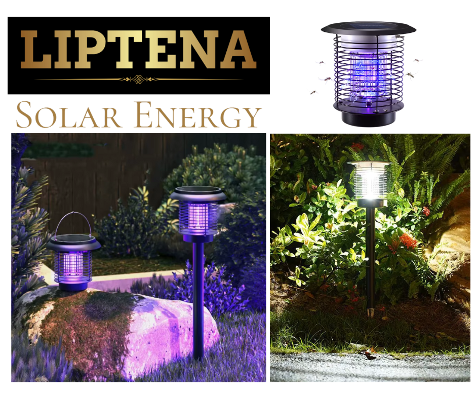Lámpara solar LED antimosquitos