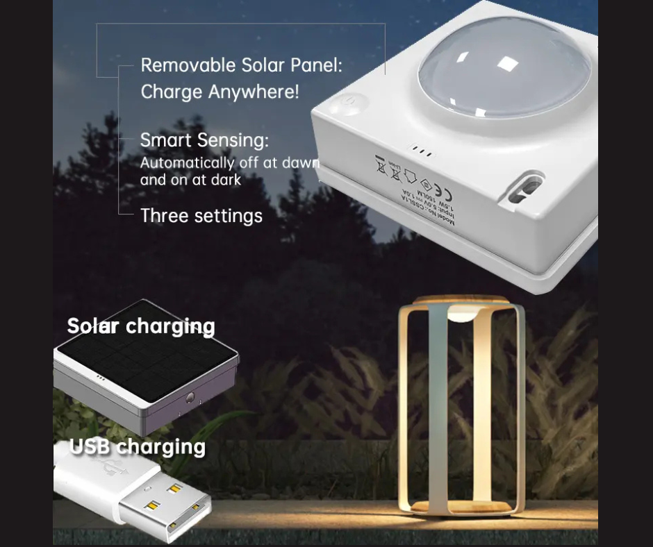 Lampe LED Solaire Jardin