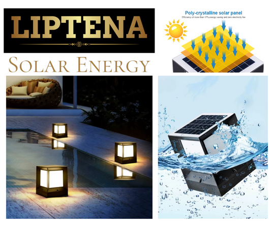 Lampe LED Solaire de Pilier