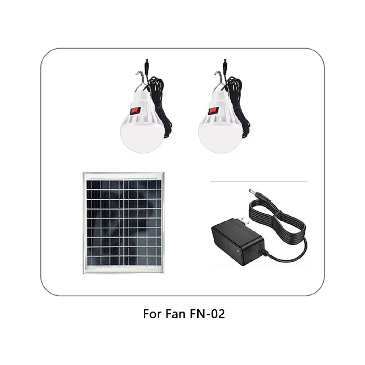 Ventilador Solar Multifunción