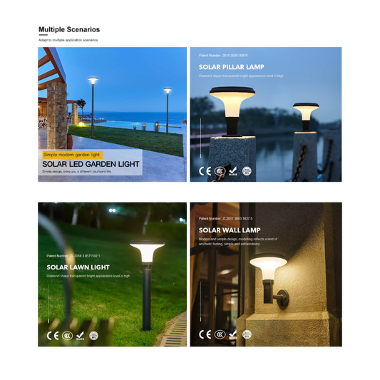 Solar LED garden kit