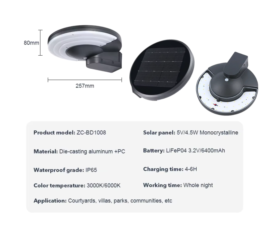 Solar LED Wall Light