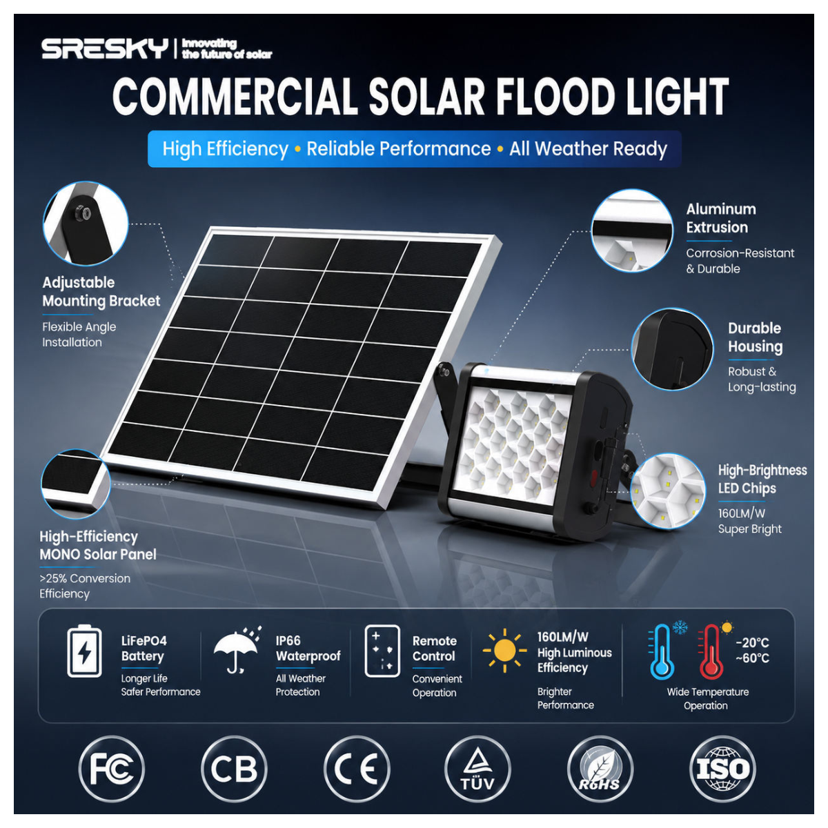 Projecteur solaire