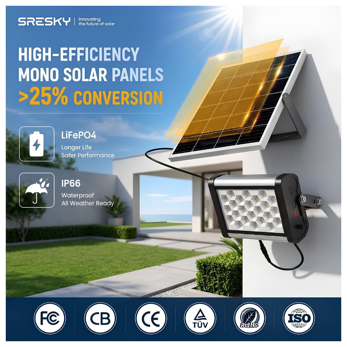 Projecteur solaire
