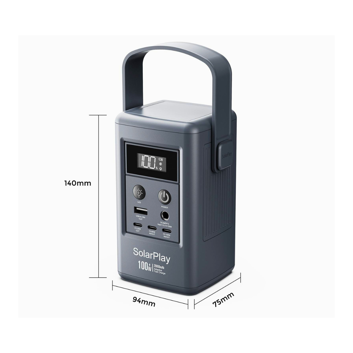 Portable Solar Power Station 100W