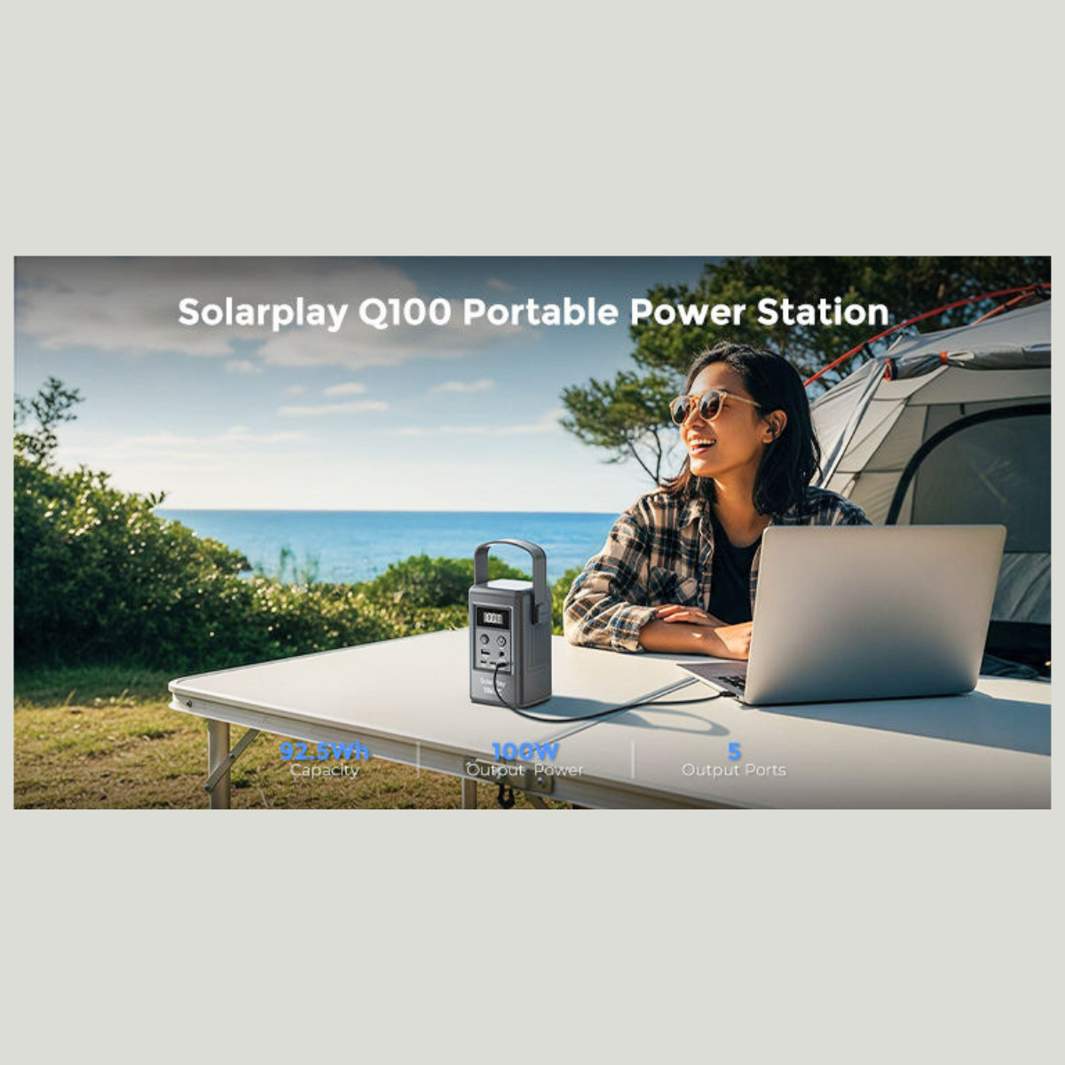 Portable Solar Power Station 100W