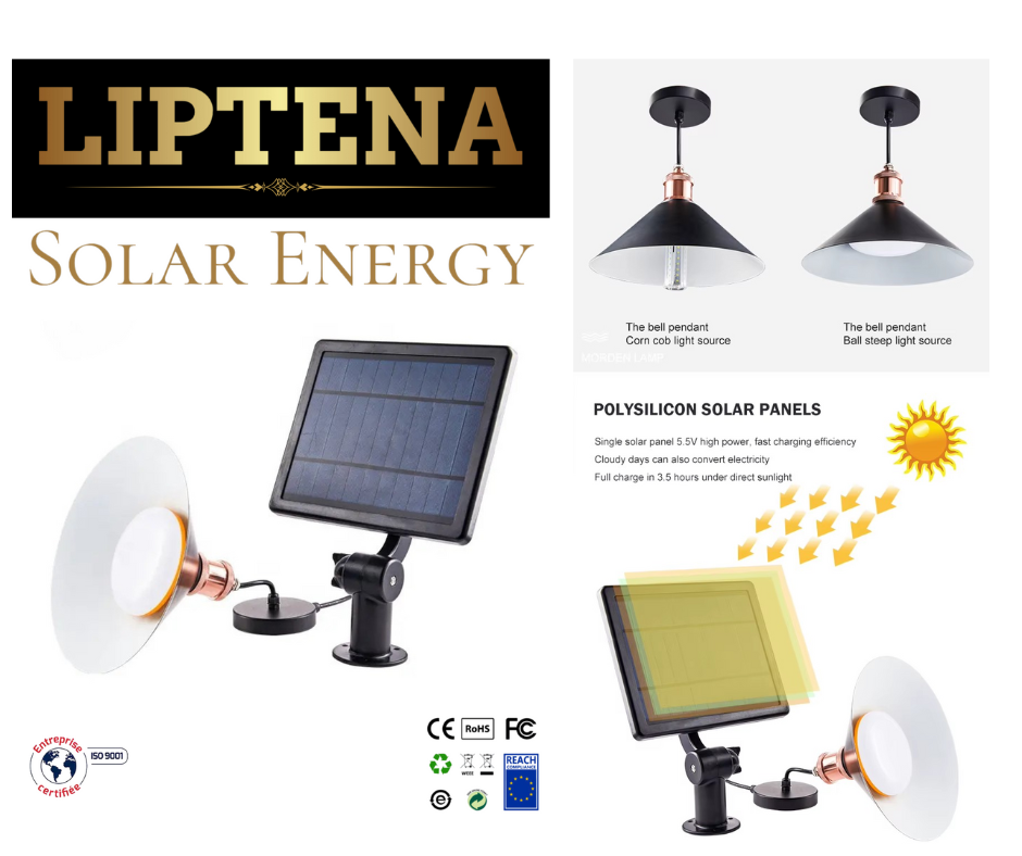 Solar LED Ceiling Light-LIPTENA-SOLAR-ENERGY