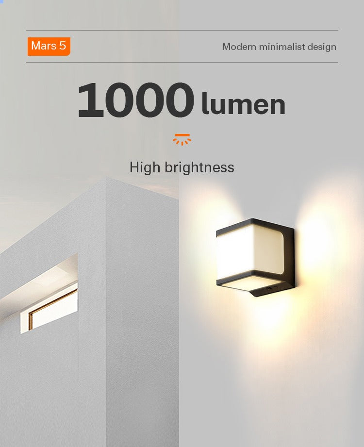 Outdoor Solar Wall Light