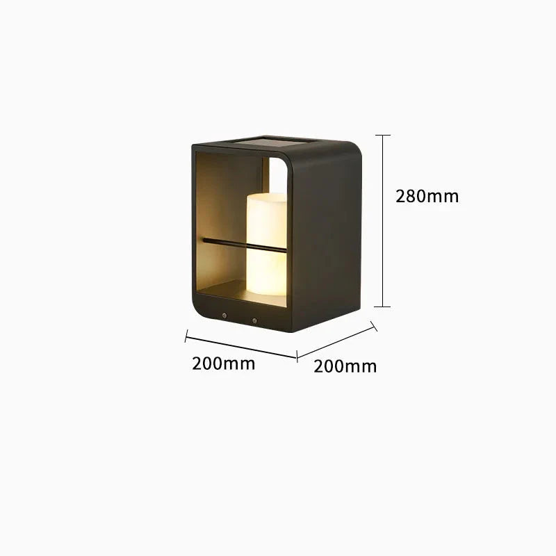Lampe LED Solaire Moderne